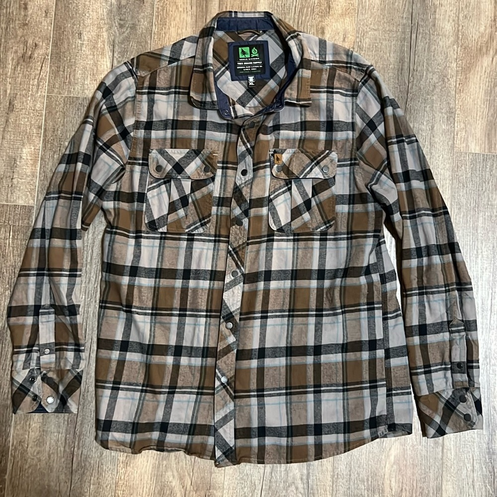 Tree Brand Supply Men’s Plaid Button Down- XL